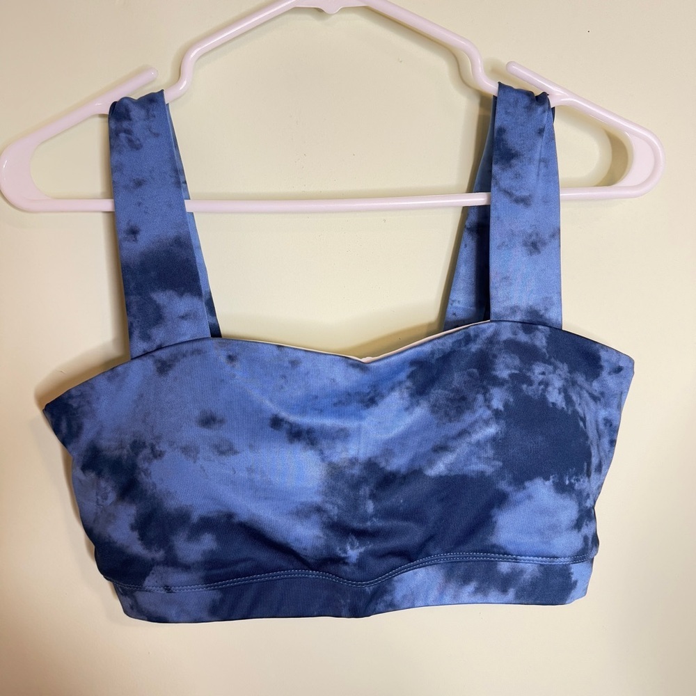 Blue Tie-Dye Bralette